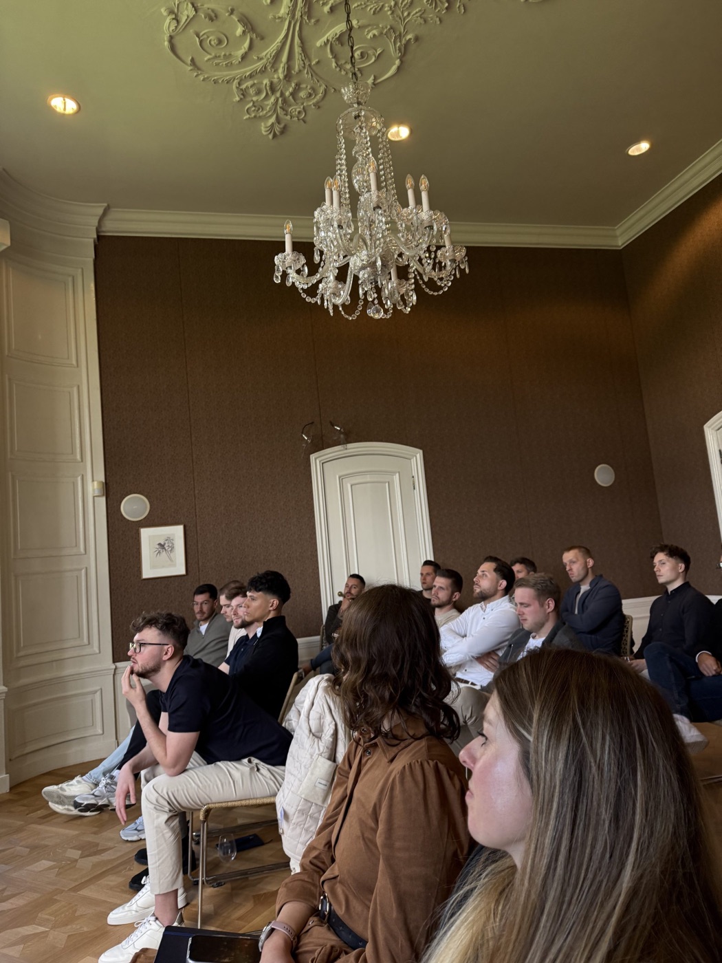 Presentatie tijdens een Club Vanguard event op Kasteel Maurick